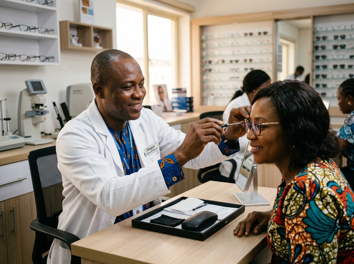 Prescription glasses dispensing at 4Sight Optical