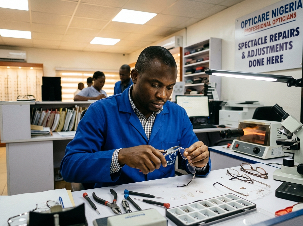 Spectacle repairs and adjustments at 4Sight Optical