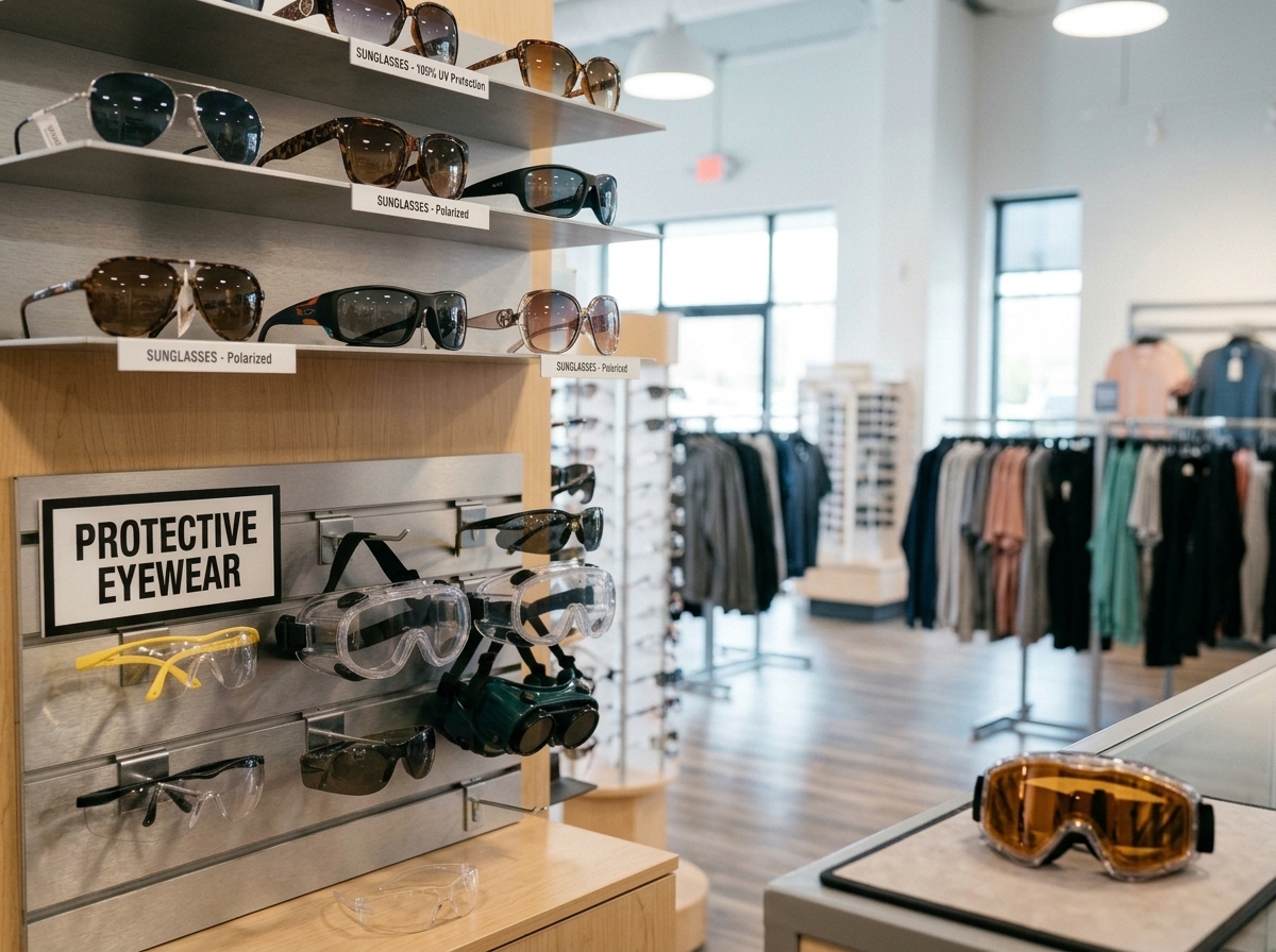 Sunglasses and protective eyewear at 4Sight Optical